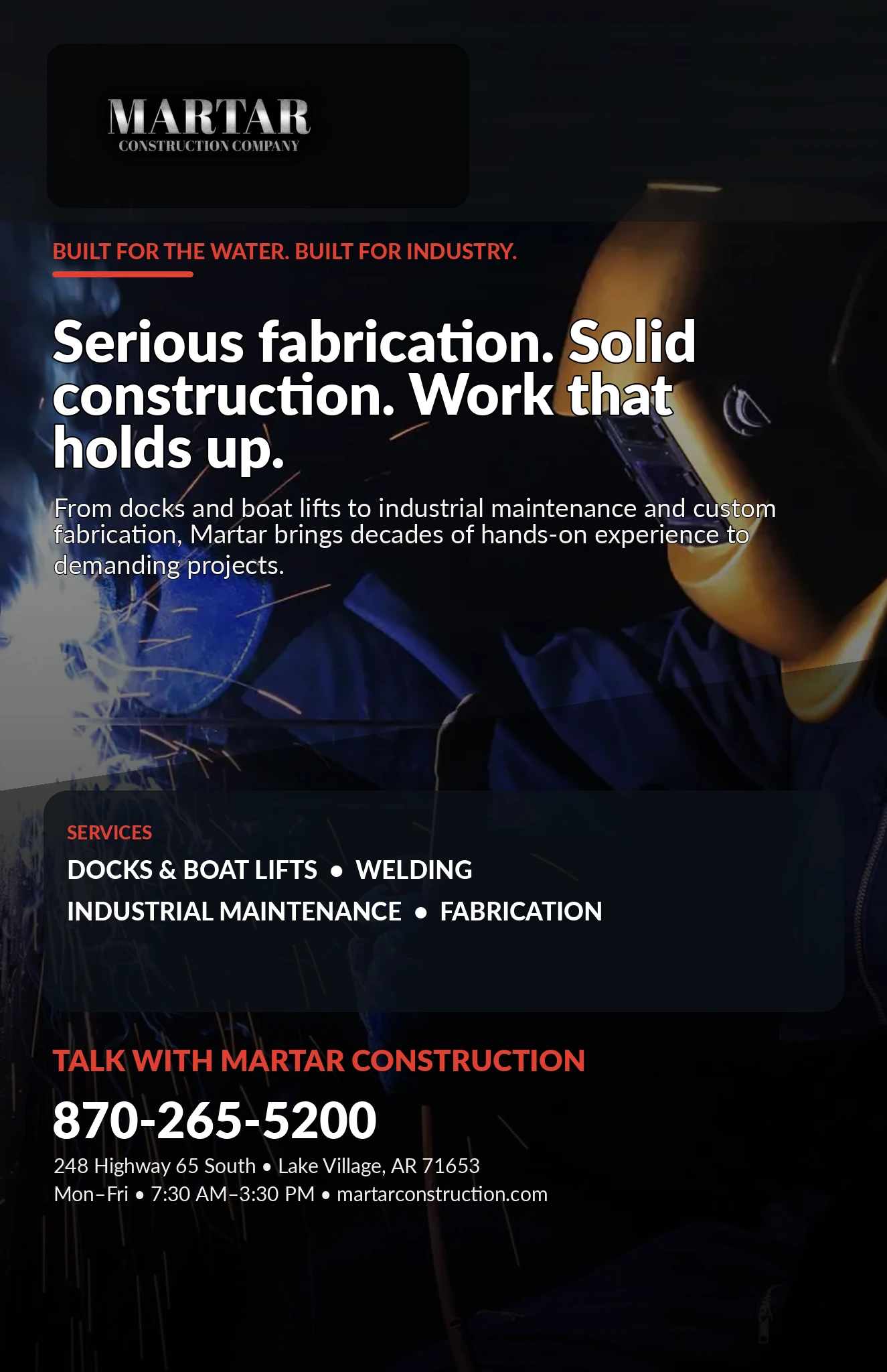 Martar Construction Premium Ad 1