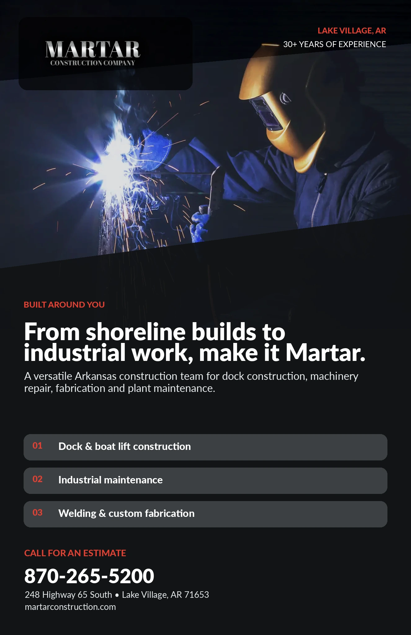 Martar Construction Premium Ad 2