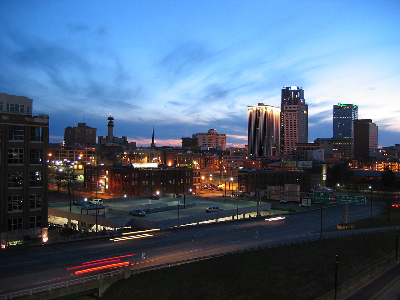 Skyline of Little Rock, Arkansas - 20050319